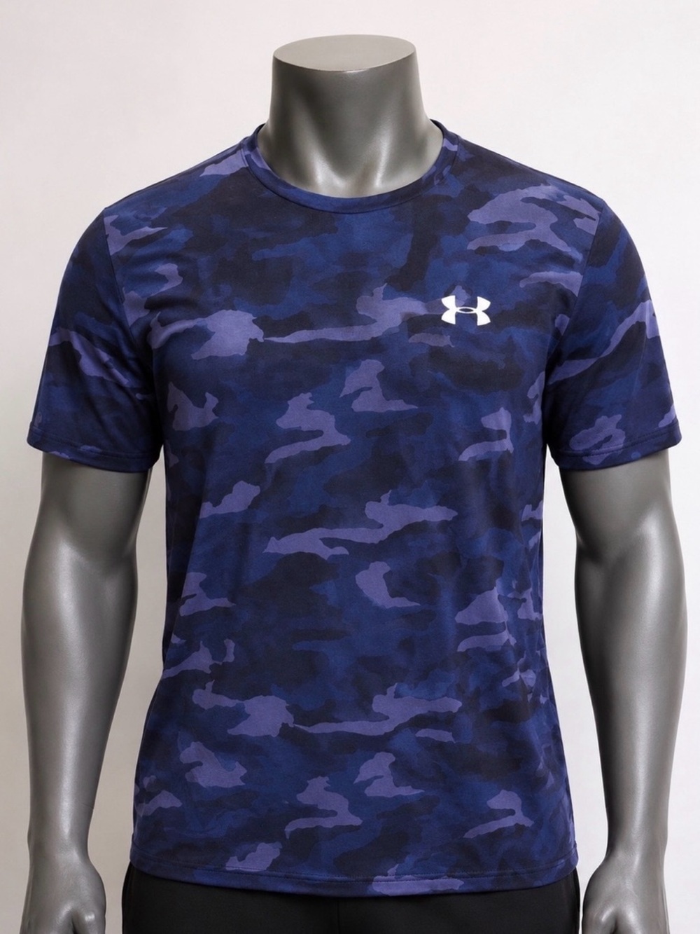 Under Armour Men’s Navy & Purple Camo Short Sleeve Tech Tee